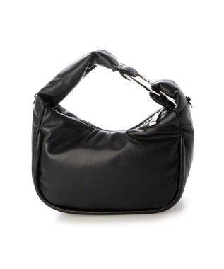 UNBILLION 【テレビ ドラマ着用アイテム】カシュカシュ cachecache / メタルアクセントパフィミニショルダー ブラック