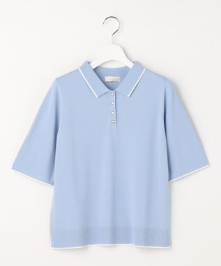 ANY SIS L 【アイスタッチ】ポロ ニット