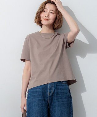 23区 【先行予約/WEB＆一部店舗限定カラーあり】ハイエンド クルーネック Tシャツ モカ系