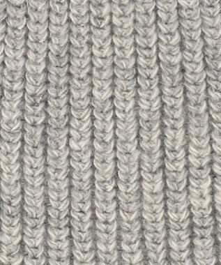 JOSEPH ABBOUD MOUNTAIN 【UNISEX】リサイクルウール ニットキャップ ライトグレー系