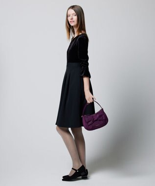 TOCCA 【洗える】FOGGY MIST ドレス ブラック系