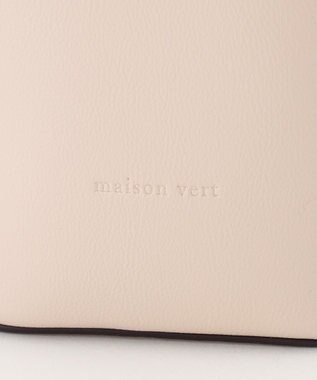 LA BAGAGERIE 【maison vert】 【多収納・軽量】ラウンドノットショルダー アイボリー