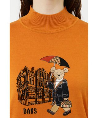 DAKS ダッフルコートベアハイネックニット イエロー