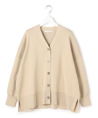 23区 L 【SLOW/一部店舗限定】コットンポリエステル カーディガン ベージュ系