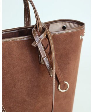 MORROW by thank 【A4サイズ収納可/軽量】VIVIAN OBLONG ASスエード　ブラウン