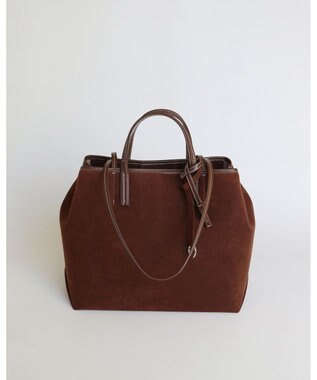 MORROW by thank 【A4サイズ収納可/軽量】VIVIAN OBLONG ASスエード　ブラウン