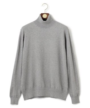 J.PRESS MEN 【ストレッチ性 / イージーケア】【FLEX YARN】タートルネックニット ライトグレー系