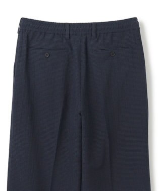 JOSEPH HOMME 新素材【通気性/ストレッチ】トリコサッカーストレッチ ドロスト付ワイドパンツ / BAILEY CONVERTIBLE ネイビー系