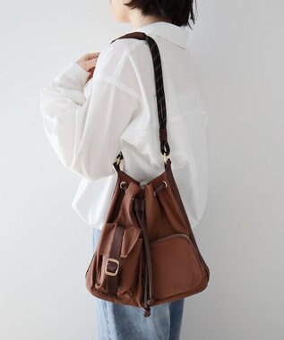 Green Parks ａｎｄｍｉｋｋａ．マルチウェイポケットリュック Brown