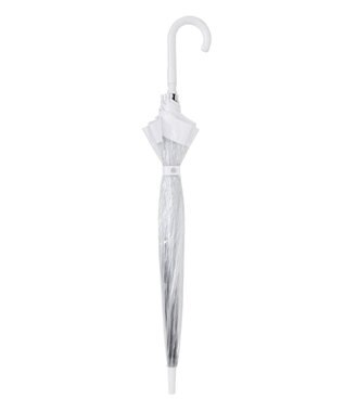 MOONBAT 【雑誌掲載／non・no】フルトン (FULTON) Birdcage ワンポイントロゴ 長傘 透明傘 ホワイト