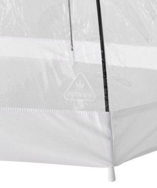 MOONBAT 【雑誌掲載／non・no】フルトン (FULTON) Birdcage ワンポイントロゴ 長傘 透明傘 ホワイト