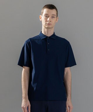 JOSEPH HOMME <新色追加>新素材【抜群の通気性/360度ストレッチ】エアトールストレッチ ポロシャツ ネイビー系