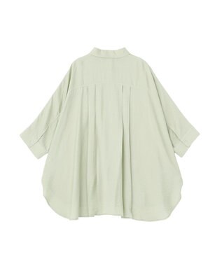 AMERICAN HOLIC 【予約】【WEB限定】接触冷感Wポケットシャツチュニック Khaki