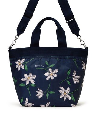 LeSportsac BUCKET TOTE/フローラルブルームズネイビー フローラルブルームズネイビー