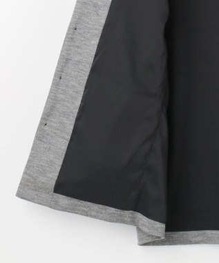 JOSEPH ABBOUD 【軽量/ストレッチ/尾州が誇る上質素材 】ウールミルドジャージーシャツ グレー系ストライプ