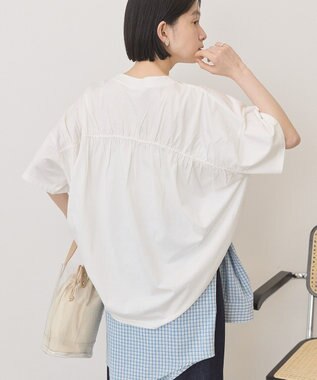 AMERICAN HOLIC バックギャザーコクーンカットプルオーバー Off White