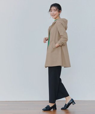 Tiaclasse 【新色追加・洗える・撥水】ドロストマウンテンパーカー ベージュ