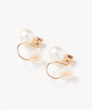 Phoebe 【K10】ジュエルパールイヤリング ゴールド