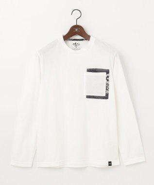 JOSEPH ABBOUD MOUNTAIN 【UNISEX】オーガニックコットン天竺 Tシャツ ホワイト系