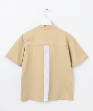 PW CIRCULUS 【吸水速乾 / UV遮蔽率99% UVカット / ストレッチ】【WOMEN】メッシュポケットモックネックT ゴルフウェア レディース ベージュ系