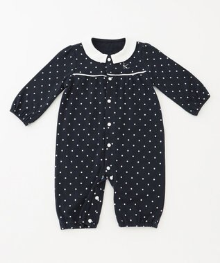 組曲 KIDS 【70cm】Baby Dot ロンパース ネイビー系5