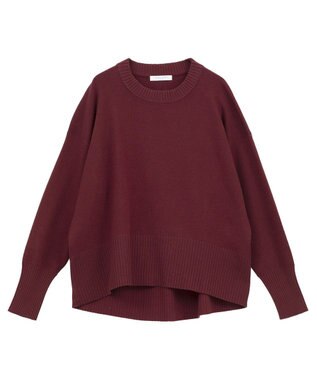 Green Parks ふわもっちニットプルオーバー Bordeaux
