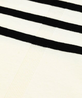 Green Parks ふわもっちニットプルオーバー Border