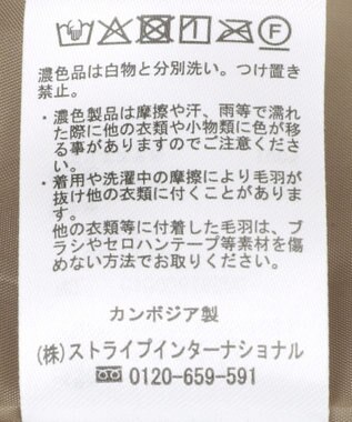 earth music&ecology ファーショートブルゾン Brown