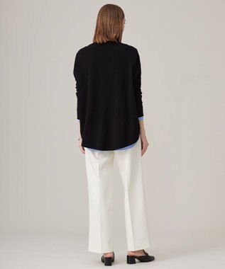 ICB 【洗える】 Peツイルダウンファブリック ワイドパンツ アイボリー系