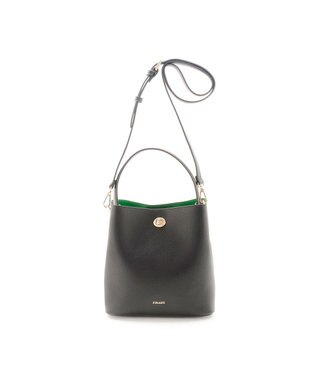 MioFIRANO ツイストロックボックスハンドバッグ 3WAY　FIRANO フィラノ BLACK