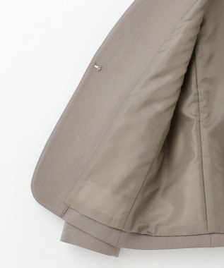 ANY SIS ビューティサーモ2WAYストレッチ ノーカラージャケット グレージュ