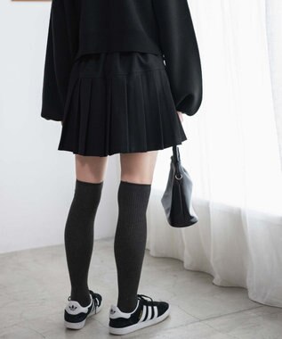 WEGO 【SCHOOL ITEM】プリーツスカパン ブラック