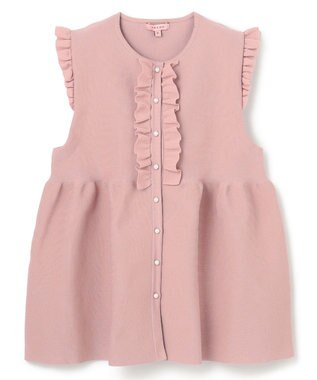 TOCCA 【洗える】DOLLY GILET ニットジレ ピンク系