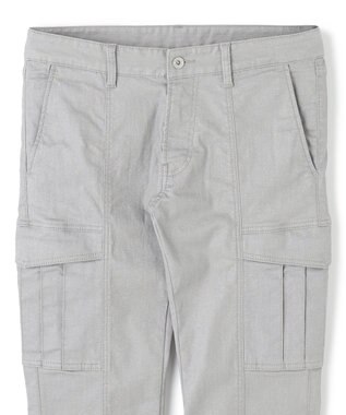 JOSEPH HOMME  新型【抜群のストレッチ性/光沢素材】ハイパワーソフトストレッチ デザインパンツ/ STICK DESIGN ライトグレー系