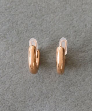 Phoebe 【痛くないシリーズ/金属アレルギー対応】ミニマルストレートフープライトフィットイヤリング　シャンパンゴールド シャンパンゴールド