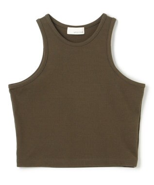 uncrave コットンミラノ アメスリ トップス（uncrave WHITE） カーキブラウン