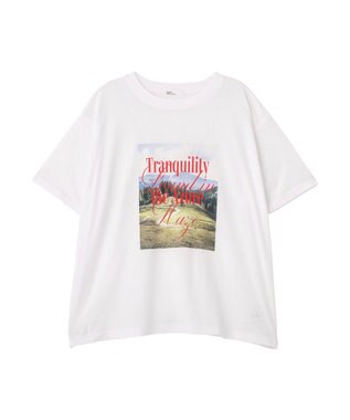 CRAFT STANDARD BOUTIQUE フォトプリントＴシャツ Off White
