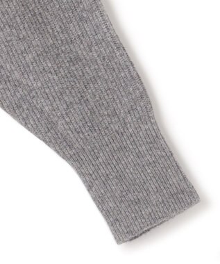 UNFILO 【洗える】ふわふわニット 2WAYクルーカーディガン グレー