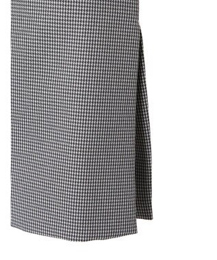 Green Parks きれいシルエット千鳥柄ジレ Hounds Tooth