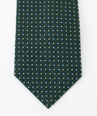 J.PRESS MEN ジオメトリック ドットネクタイ ダークグリーン系8
