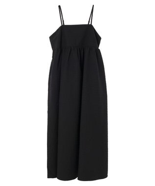 earth music&ecology バックオープンキャミワンピース Black