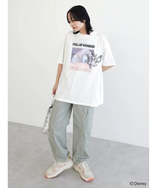 Green Parks アリス／グラフィックＴＥＥ Off White