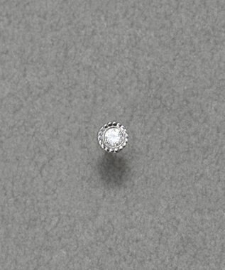 Phoebe 【金属アレルギー対応】プチシャイニングピアス(片耳)　シルバー/サージカルステンレス シルバー