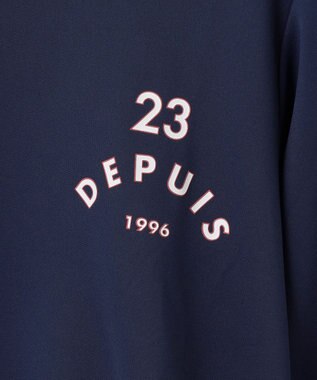 23区GOLF 【WOMEN】ライトダンボール モックネックシャツ ネイビー系