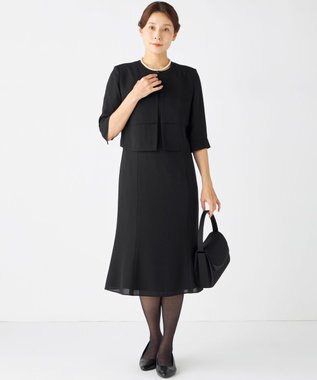 自由区 FORMAL 【日本製】米沢織 ハンドバック ブラック系