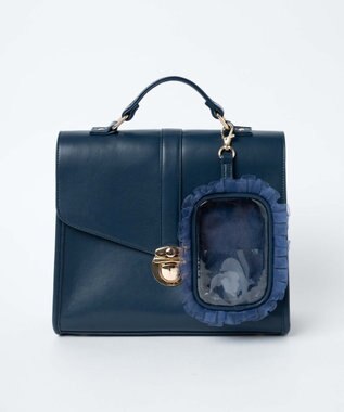 WEGO 【痛バ＆推し活グッズ】レターフラップ痛ショルダー ネイビー