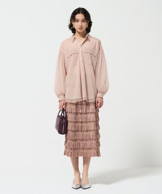 GRACE CONTINENTAL AD PUFF BAG ボルドー