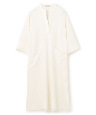 BEIGE， 【洗える】RUE / クロスオーバーVネックワンピース Meringue