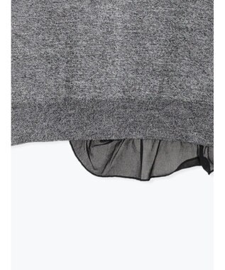 Te chichi シフォンフリルニットベスト グレー