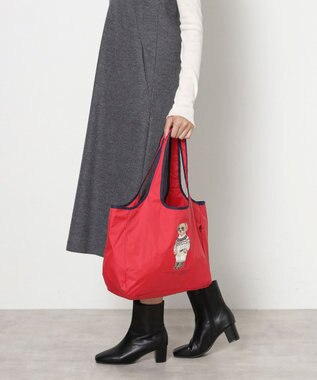 MOONBAT POLO RALPH LAUREN(ポロ ラルフローレン) ポケッタブルレインバッグ SEASON BEAR ポロベア レッド